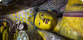 a statue of a person lying down