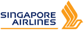 a blue and orange text on a black background